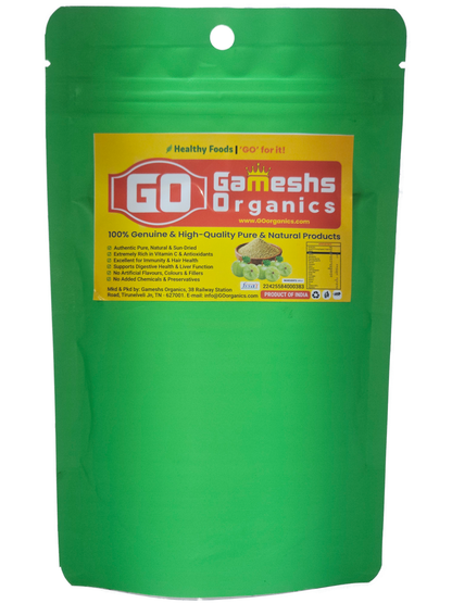 Amla Powder Nutrition Info - Gameshs Organics