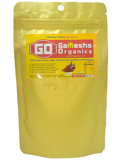Beetroot Malt Powder Nutrition Info - Gameshs Organics