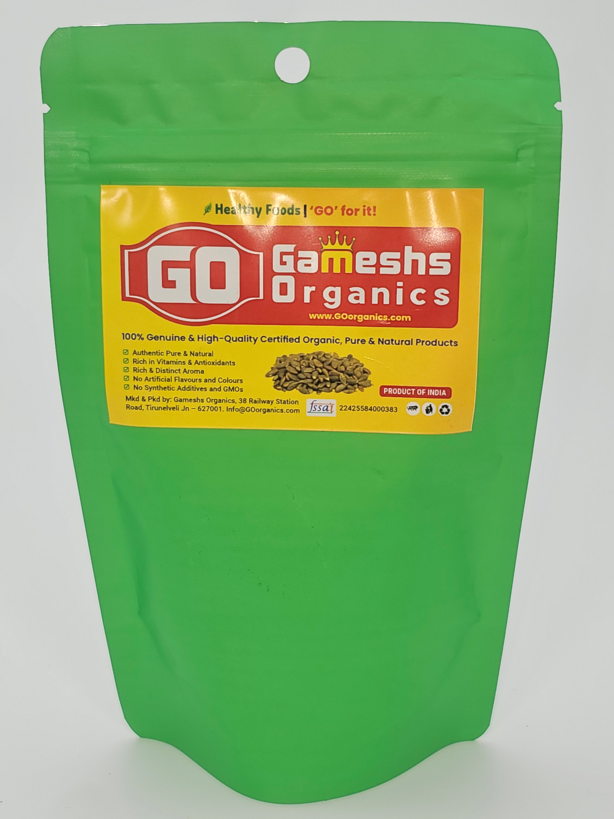 Pumpkin Seeds Nutrition Info - Gameshs Organics