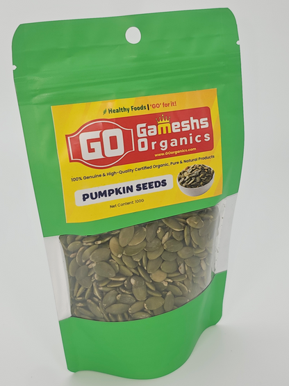 Hulled Raw Pumpkin Seeds - Gameshs Organics